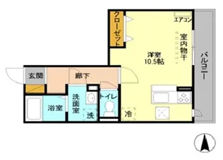 プレシャスガーネット【2階】の間取り