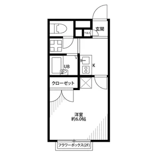 アムール 大平【1階】の間取り