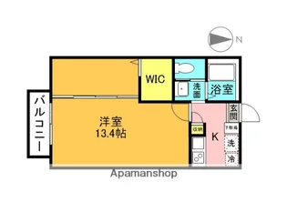 キャメル西大宮ⅦB棟【102号室】の間取り