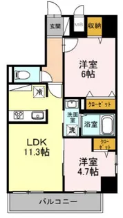 グランチェスタ【2階】の間取り