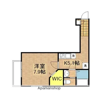キャメル東藤沢【103号室】の間取り