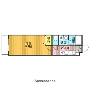 パルジェ日進【107号室】の間取り
