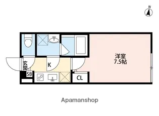 VITA大成【302号室】の間取り