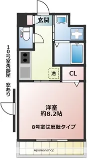 プロスペリタ大宮S【1階】の間取り