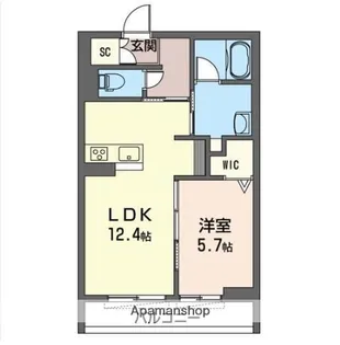 リージャン【3階】の間取り