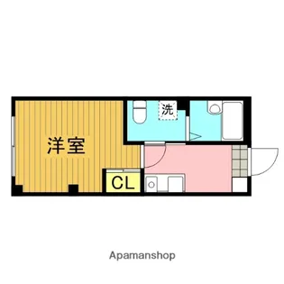 1Kの間取り画像