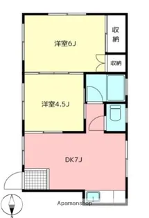 マンションしらかわ【1階】の間取り