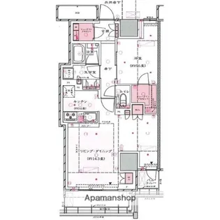 大宮スカイ&スクエア ザ・タワー【622号室】の間取り