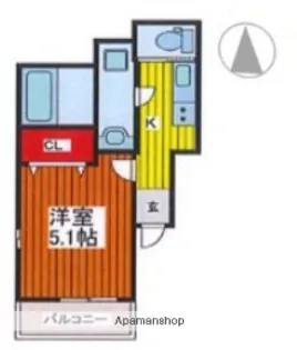 クリスティー【3階】の間取り