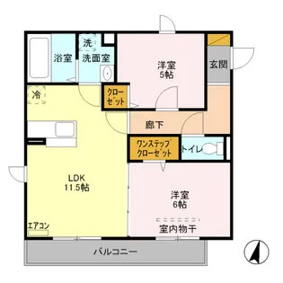 ボヌール四季 Ⅰ【2階】の間取り