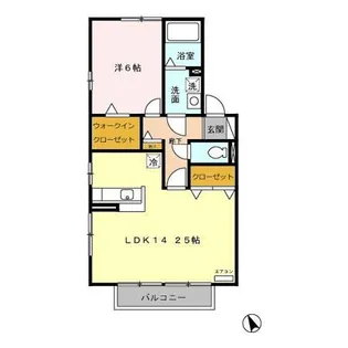 コートアステール Ⅱ【2階】の間取り