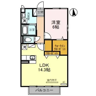 クオーレ【2階】の間取り