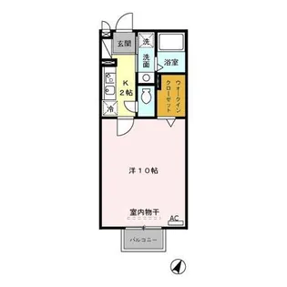 シャインローズ【2階】の間取り