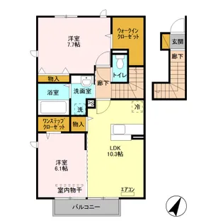 ORLAND【2階】の間取り