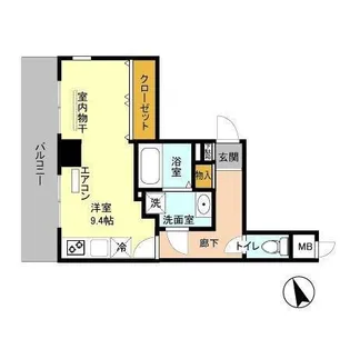 アルカータ壽 (住居部分)【5階】の間取り