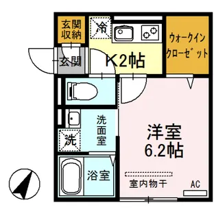 アブリール【2階】の間取り