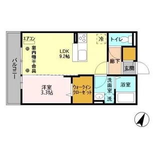 ガレリア西大宮【3階】の間取り