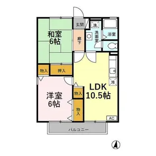 サンモール【2階】の間取り