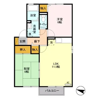 グランナチュール A【2階】の間取り