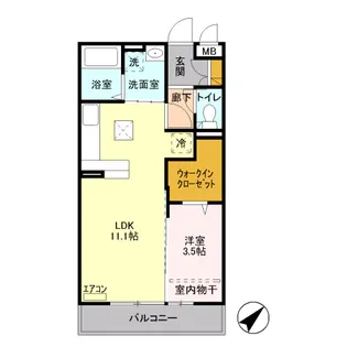 ヴィアレット VII【1階】の間取り