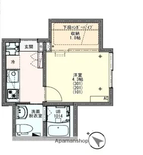 KEIAI RESIDENCE宮原【3階】の間取り