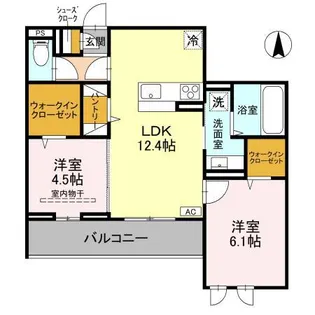 すずらん【2階】の間取り