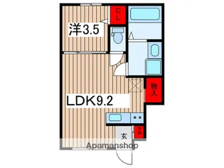 ジェムストンズ東大成【1階】の間取り