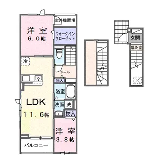 フローラル グレイス【3階】の間取り