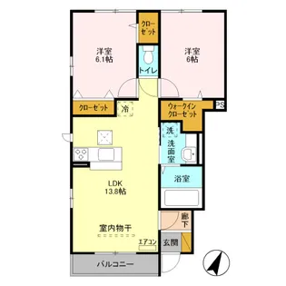 ファインメゾン【1階】の間取り