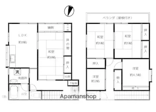埼玉県さいたま市大宮区桜木町4丁目【一戸建】の間取り