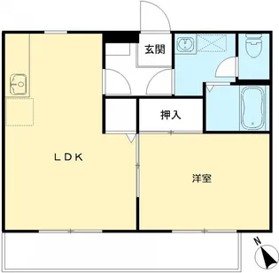マノワールK【201号室号室】の間取り