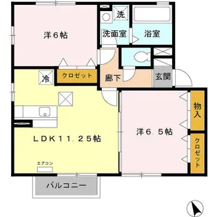MOMO HOUSE II【1階】の間取り