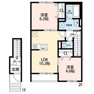 FORESTーK【2階】の間取り
