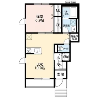 FORESTーK【1階】の間取り