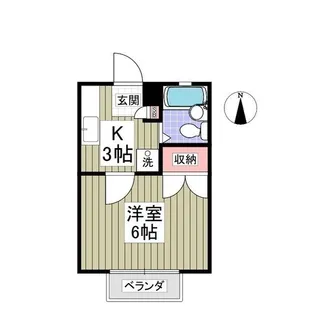 HILLS MIHASHI C【2階】の間取り