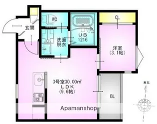 REGALEST NISSHI【2階】の間取り