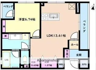 GRAND ETE【1階】の間取り