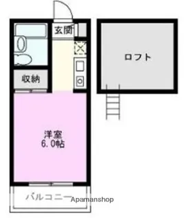 パールハイム【105号室】の間取り