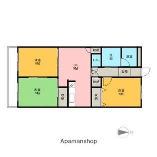 サンヴェルデ【3階】の間取り