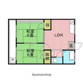 鈴木ハイツ【302号室】の間取り