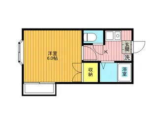 カーサ大成【302号室】の間取り