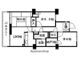 セレーノ大宮E【4階】の間取り