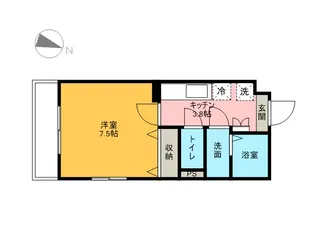 シャルマンピア【3階】の間取り