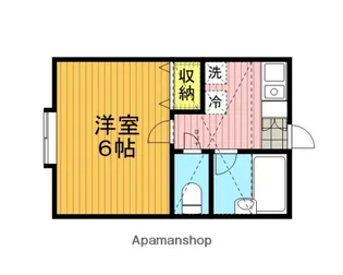 モンシャトー東大成ⅡA棟【205号室】の間取り