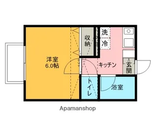 モンシャトー大成D棟【1階】の間取り