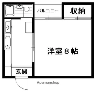 セザンヌP3【102号室】の間取り