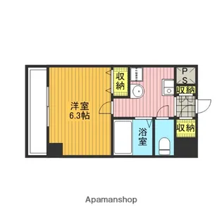 モンターニャ・グランデ【307号室】の間取り