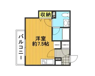 ライブコート草加【1404号室】の間取り