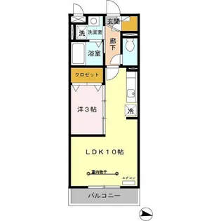 ベルブランカ【2階】の間取り