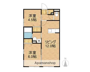 OTT’S HIROⅡ【303号室】の間取り